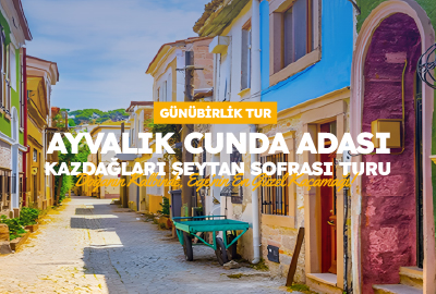 AYVALIK - CUNDA ADASI - ŞEYTAN SOFRASI TURU